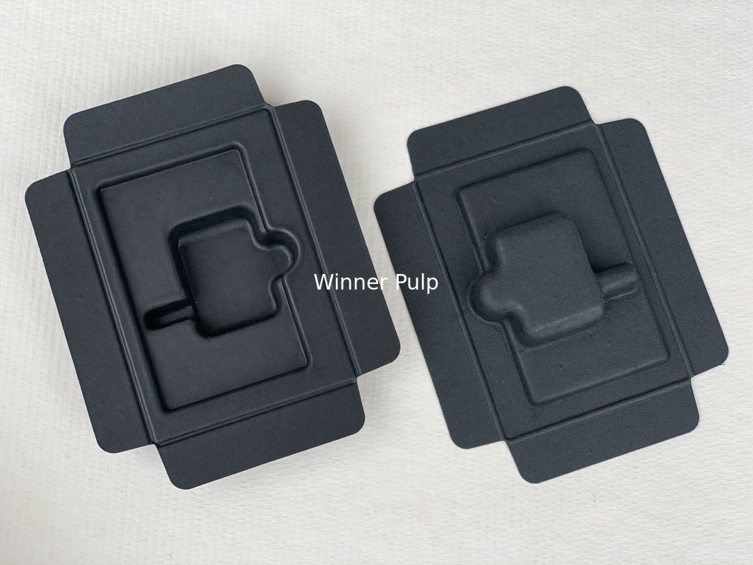Foldable Biodegradable Pulp Tray Industrial Molded Fiber Packaging Solutions